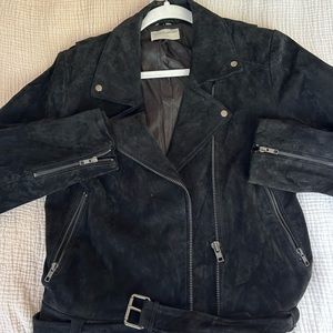 Modern citizen suede moto jacket